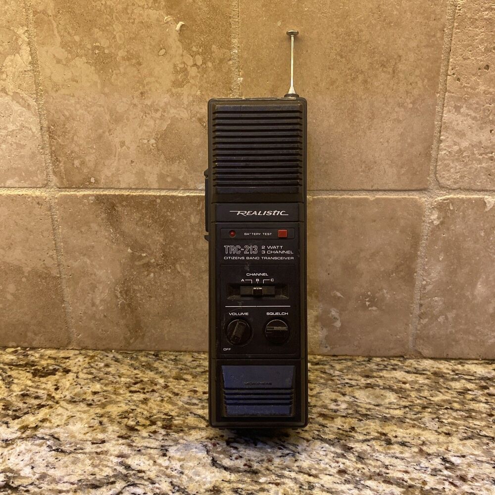 Realistic TRC-213 Walkie Talkie CB Radio 21-1636 Stranger Things Tested!